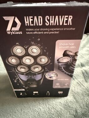 Wyklaus Head Shaver Electric Razor - Black